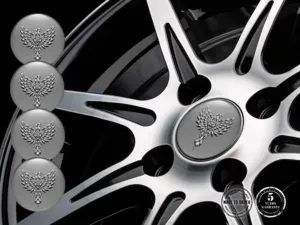 Wheel Decals Racing Domed Tuning Sport Style